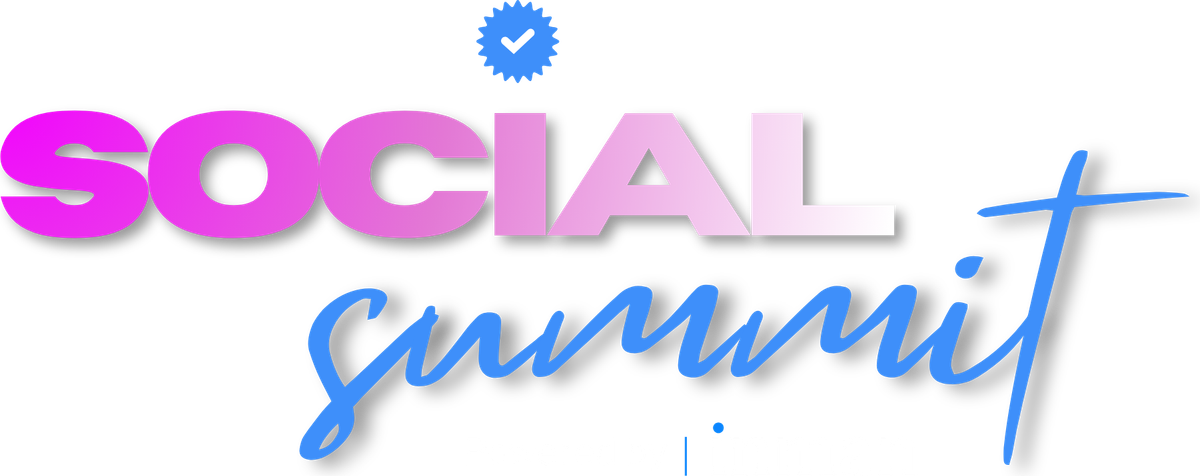 Social Summit pink gradient